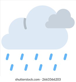 Rain Icon Element For Design