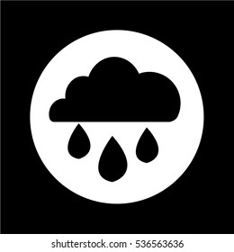 rain icon illustration design