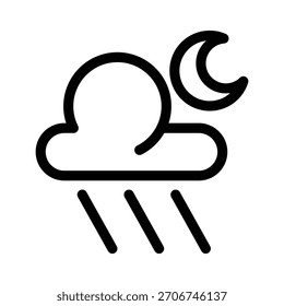 Rain icon illustration design template