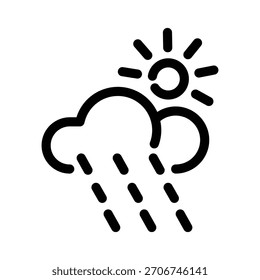 Rain icon illustration design template