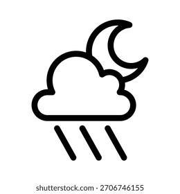 Rain icon illustration design template
