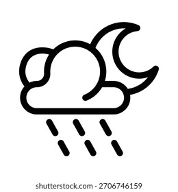 Rain icon illustration design template
