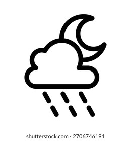 Entwurfsvorlage für Regensymbol-Illustration
