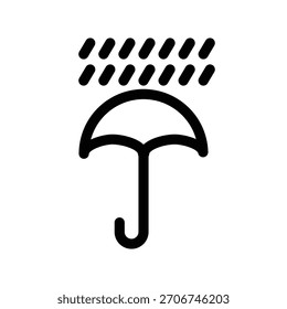 Rain icon illustration design template