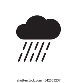 rain icon illustration isolated vector sign symbol