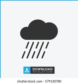 rain icon illustration isolated vector sign symbol