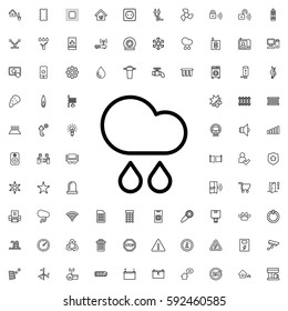rain icon illustration isolated vector sign symbol. Smart home icons vector set.