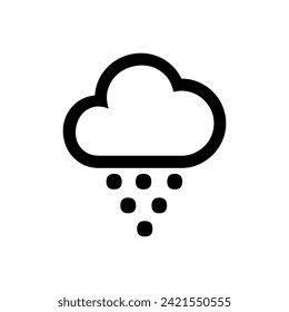 Rain Icon, illustration vector or rain icon, simple icon, eps10