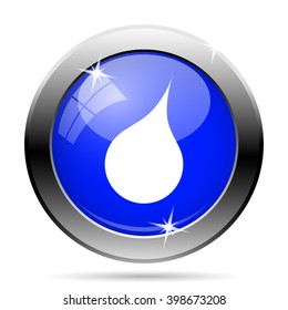 Rain icon. Internet button on white background. EPS10 vector
