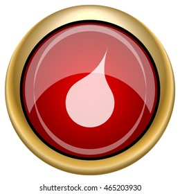 Rain icon. Internet button on white background. EPS10 vector.