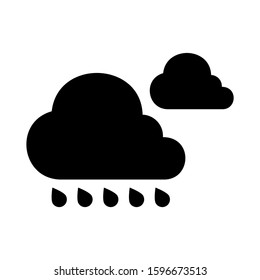 rain icon isolated sign symbol vector illustration - high quality black style vector icons

