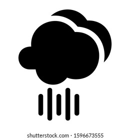 rain icon isolated sign symbol vector illustration - high quality black style vector icons
