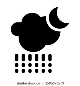 rain icon isolated sign symbol vector illustration - high quality black style vector icons
