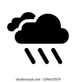 rain icon isolated sign symbol vector illustration - high quality black style vector icons
