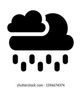 rain icon isolated sign symbol vector illustration - high quality black style vector icons
