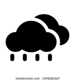 rain icon isolated sign symbol vector illustration - high quality black style vector icons
