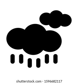 rain icon isolated sign symbol vector illustration - high quality black style vector icons
