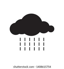 rain icon logo design template