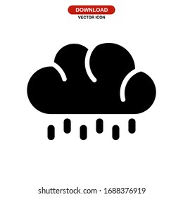 rain icon or logo isolated sign symbol vector illustration - high quality black style vector icons
