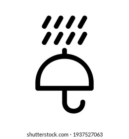 rain icon or logo isolated sign symbol vector illustration - high quality black style vector icons
