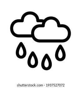 rain icon or logo isolated sign symbol vector illustration - high quality black style vector icons
