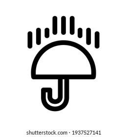 rain icon or logo isolated sign symbol vector illustration - high quality black style vector icons
