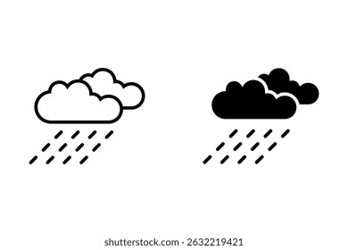The Rain icon represents precipitation in the form of droplets falling from the sky. It symbolizes renewal, water cycles.	

