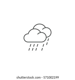 rain icon. sign design