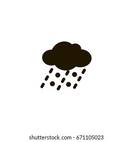 rain icon. sign design