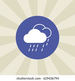 rain icon. sign design. background