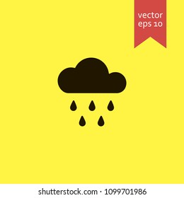 rain. rain icon. sign design. Vector EPS 10.