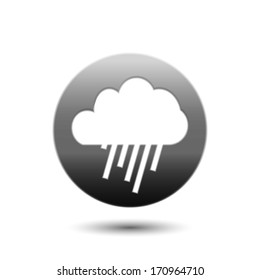 Rain icon. Single icon. Vector illustration