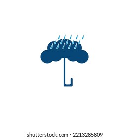 Rain Icon And Symbol Vector Template