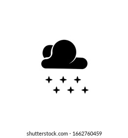 Regen-Symbol-Vorlage. Vektorillustration 