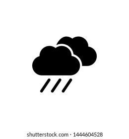 rain icon in trandy flat style
