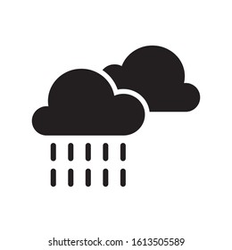 Rain icon in trendy flat style design. Vector graphic illustration. Suitable for website design, logo, app, and ui. EPS 10.