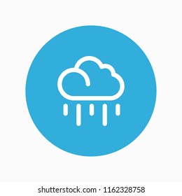 rain icon vector