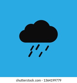 rain icon vector