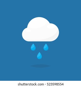 Rain icon vector