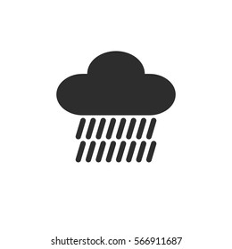 rain icon vector
