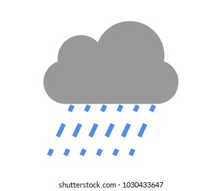 Rain icon vector color