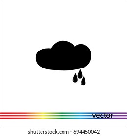 Rain icon, vector design