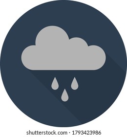 rain icon vector design cloud
