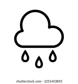 Rain icon vector design template