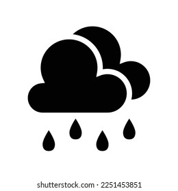 Rain icon vector design template