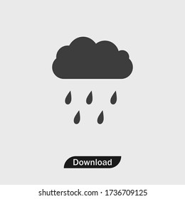 Rain icon vector eps 10