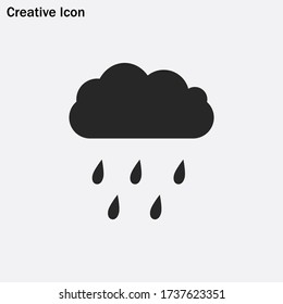 Rain icon vector eps 10
