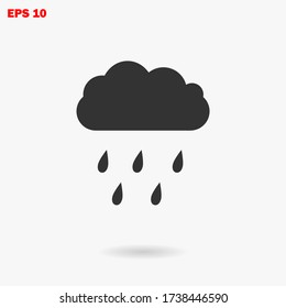 Rain icon vector eps 10
