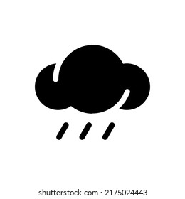rain icon vector illustration logo template for many purpose. Isolated on white background.
