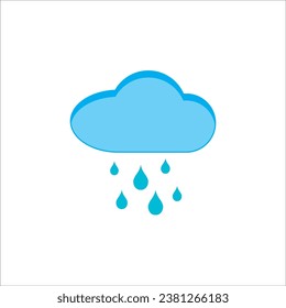 RAIN ICON VECTOR ILLUSTRATION SYMBOL DESIGN
